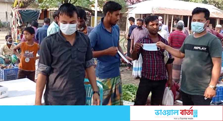 শ্রীপুরে সাতানি বাজারের খাজনা মওকুফ করলেন সাদ্দাম অনন্ত