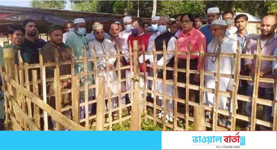 গাজীপুরে সদ্যপ্রয়াত ৫টি কবর জিয়ারত করলেন জামিল হাসান দুর্জয়